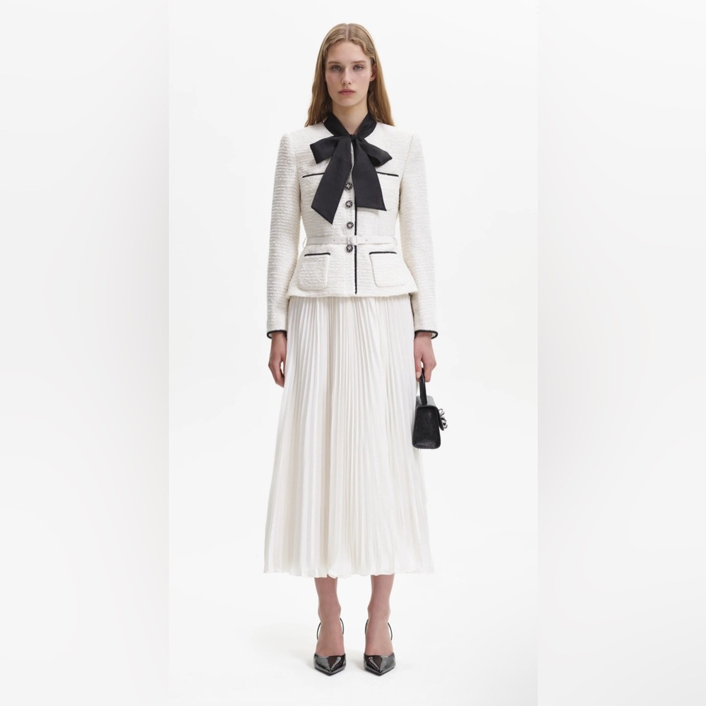 Self-Portrait White and Black Dress